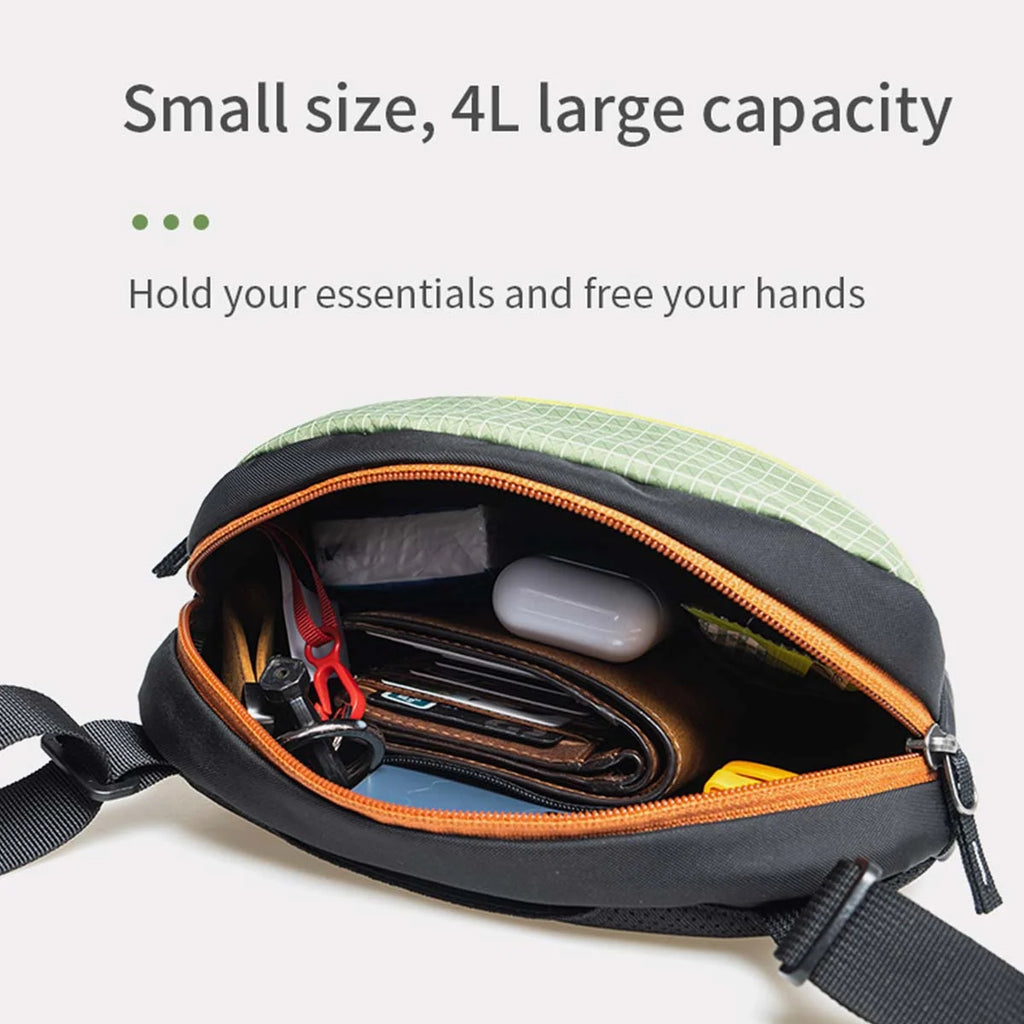 AONIJIE FH2504 – Mochila Bandolera 4L Resistente al Agua | Senderismo y Trail