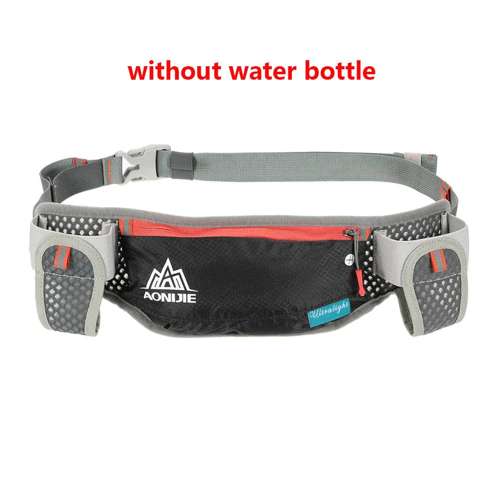 Cinturón de Hidratación AONIJIE | Riñonera Running con 2 Botellas 170ml