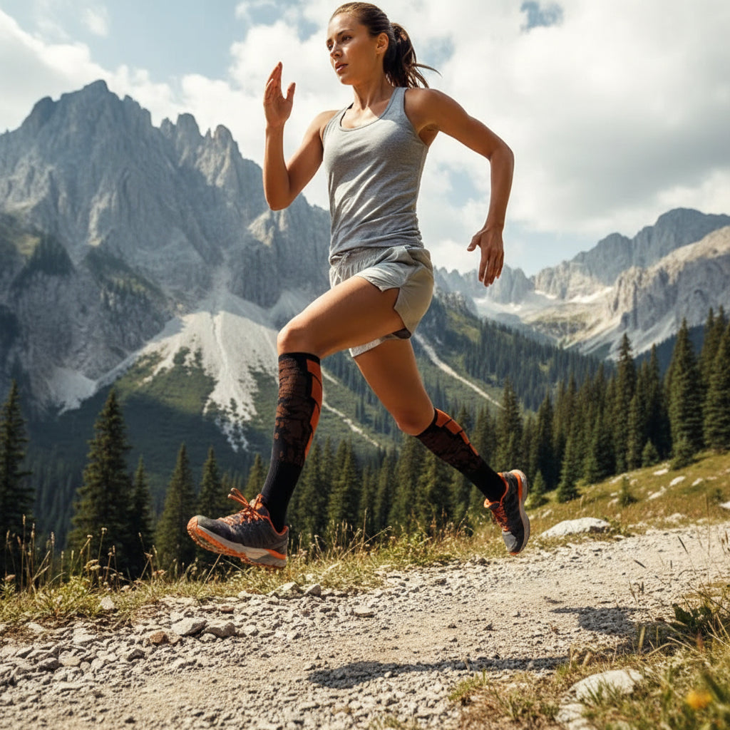 Calcetines Deportivos de Compresión para Pantorrilla – VERTIKAL RUN