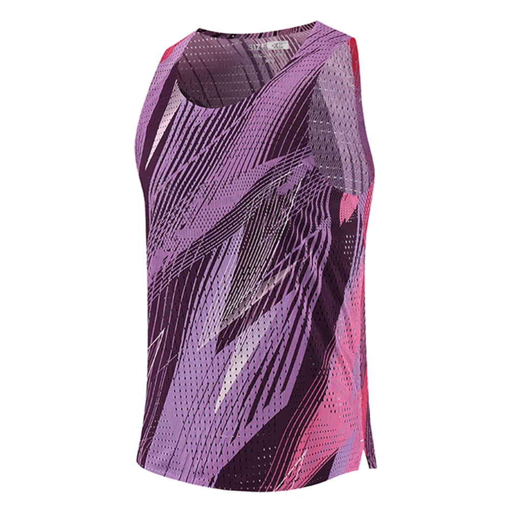 Camiseta Tirantes Running Hombre Ultraligera | Atletismo Gym Maratón Trail