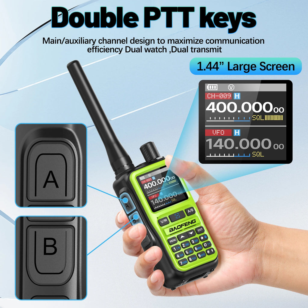 Walkie Talkie BAOFENG UV-5R Mini Bluetooth | Multi-Banda | VERTIKAL RUN