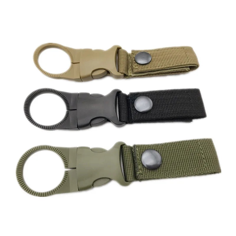Clip Mosquetón Portabotella para Mochila | Trail Running y Senderismo