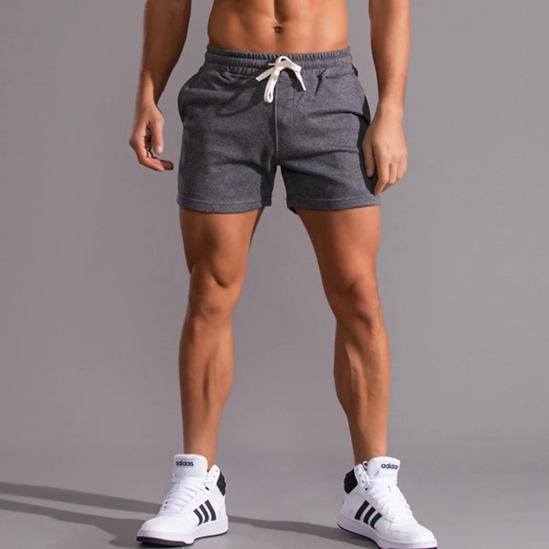 VERTIKAL RUN | Pantalón Corto Deportivo de Algodón para Hombre | Running y Gym