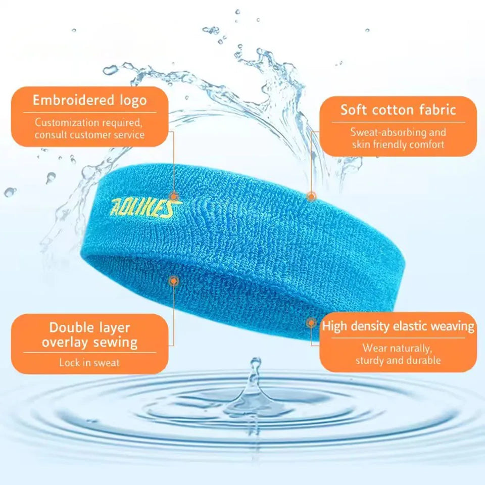 Cinta Absorbente de Sudor AOLIKES – Running, Yoga y Tenis