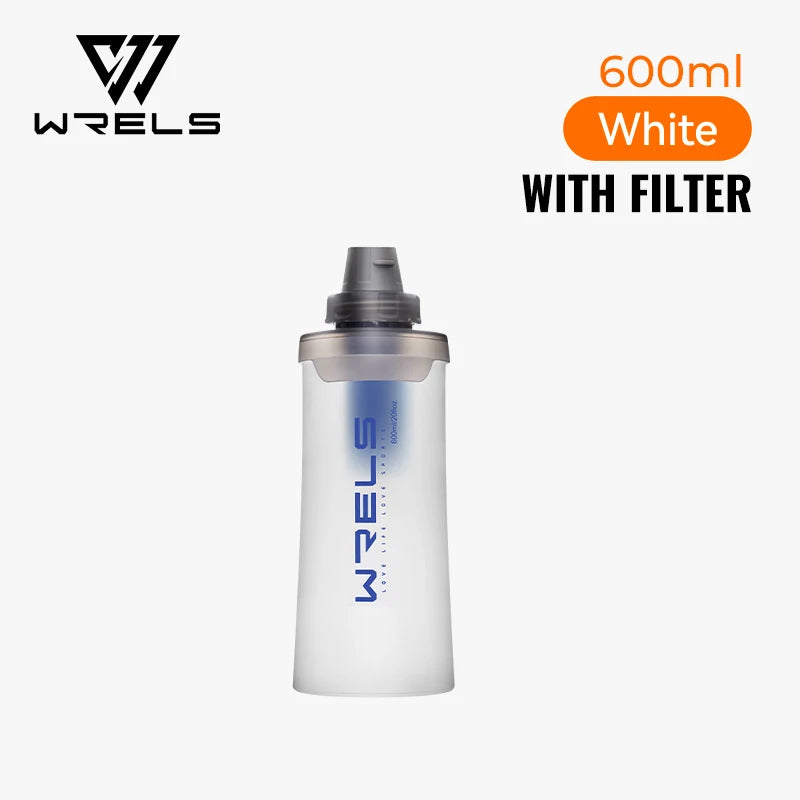 Botella Deportiva Plegable VERTIKALRUN 600–1000 ml con Pajita