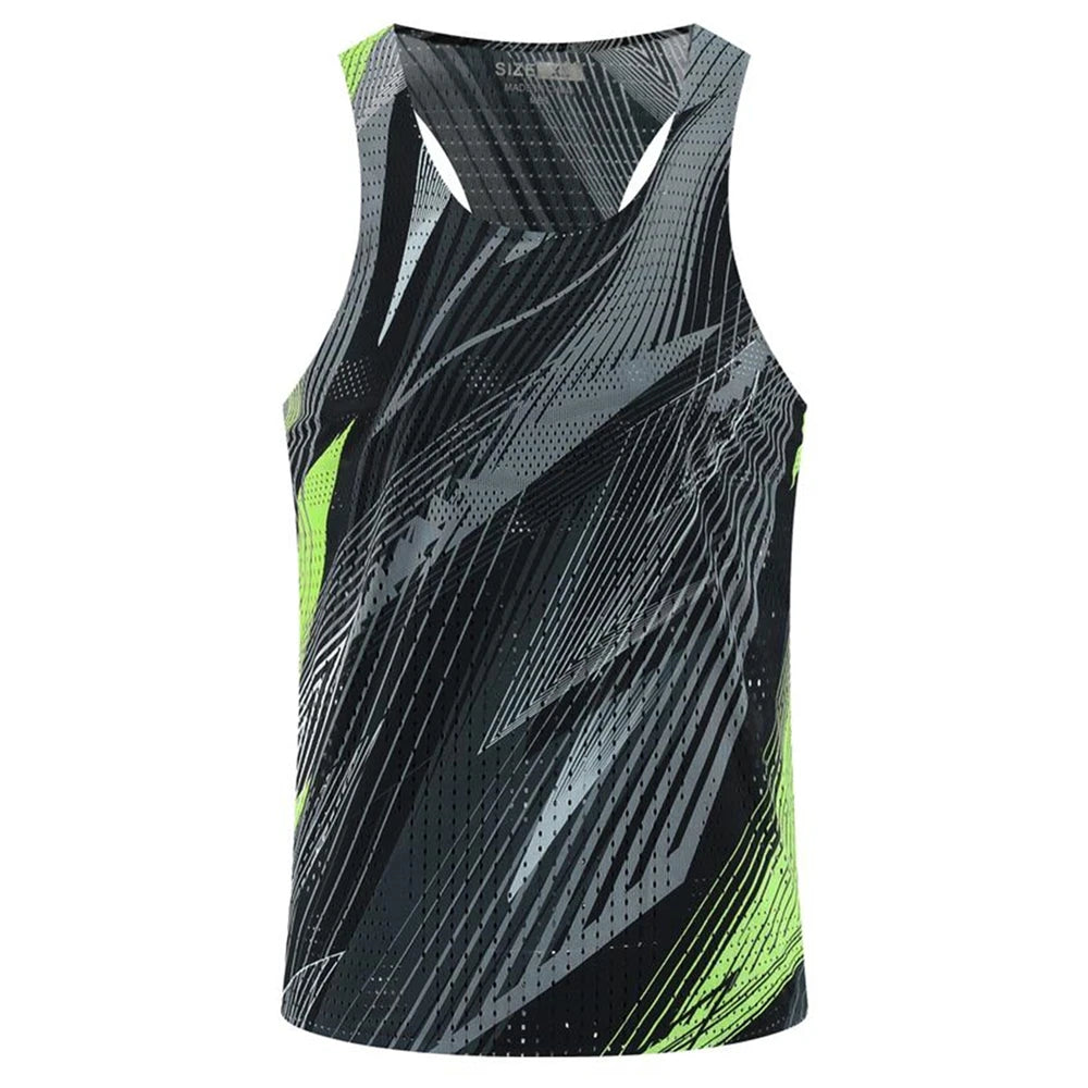 Camiseta Tirantes Running Hombre Ultraligera | Atletismo Gym Maratón Trail