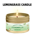Vela de Citronela para Exteriores | VERTIKAL RUN – Aroma Lemongrass para Jardín, Camping y Terraza