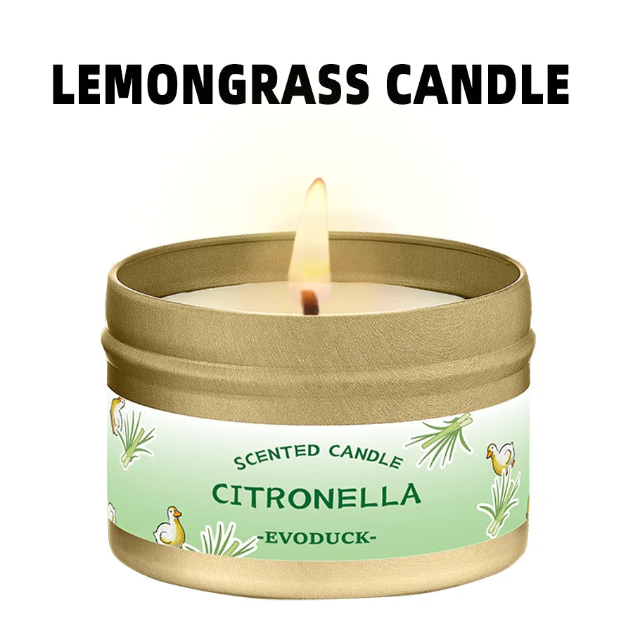 Vela de Citronela para Exteriores | VERTIKAL RUN – Aroma Lemongrass para Jardín, Camping y Terraza