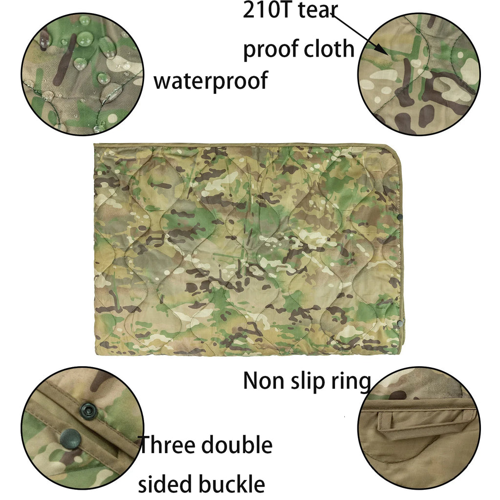 Manta Poncho Camping | Capa Impermeable Ultraligera | Saco de Dormir Verano | VERTIKAL RUN