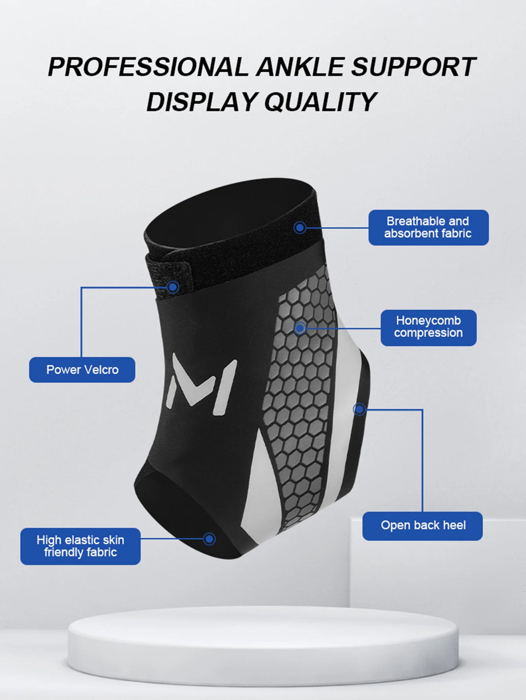 Tobillera de Compresión Cooper | Soporte Deporte y Trail Running – VERTIKAL RUN