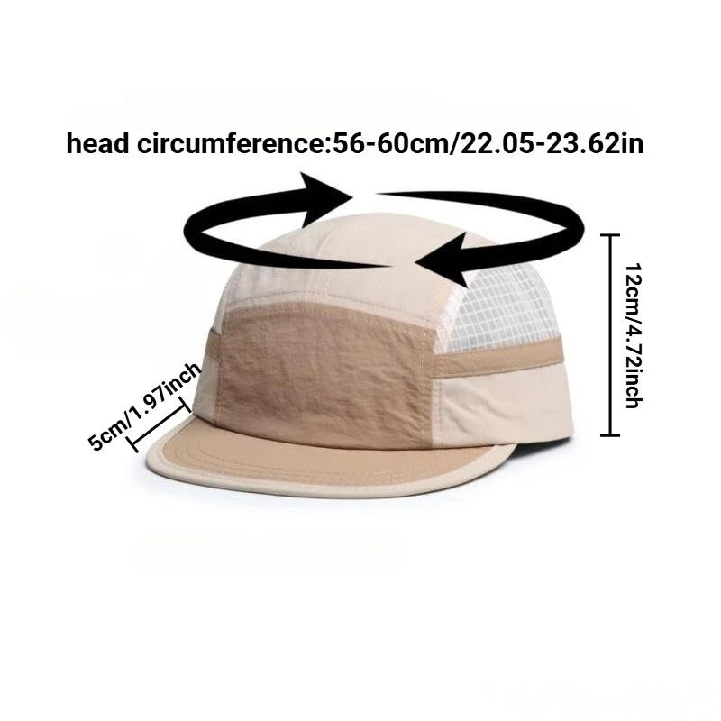 Gorra 5 Paneles Unisex | Running & Outdoor | Secado Rápido