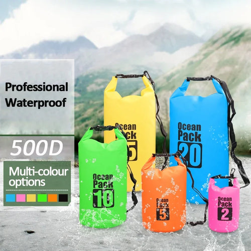Bolsas Impermeables de PVC 2L-30L | Kayak, Rafting y Natación | VERTIKAL RUN
