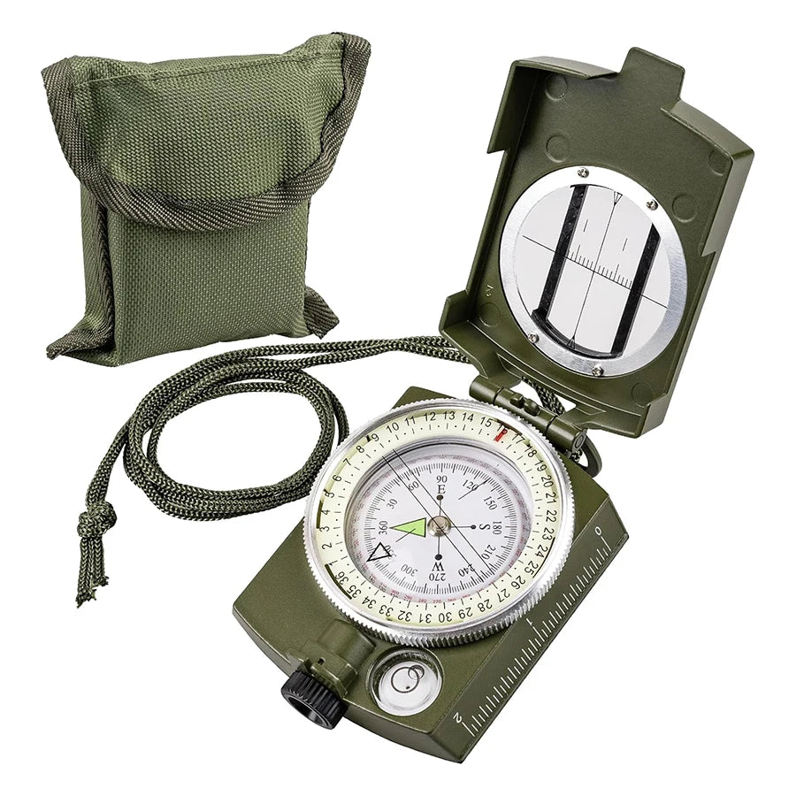 Brújula Táctica Militar Impermeable | Senderismo y Supervivencia | VERTIKAL RUN