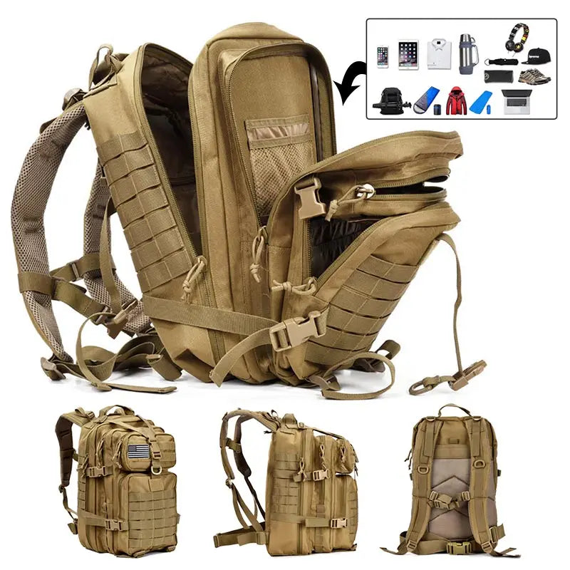 Mochila Táctica TOPX 45 L VERTIKALRUN | Camping y Senderismo