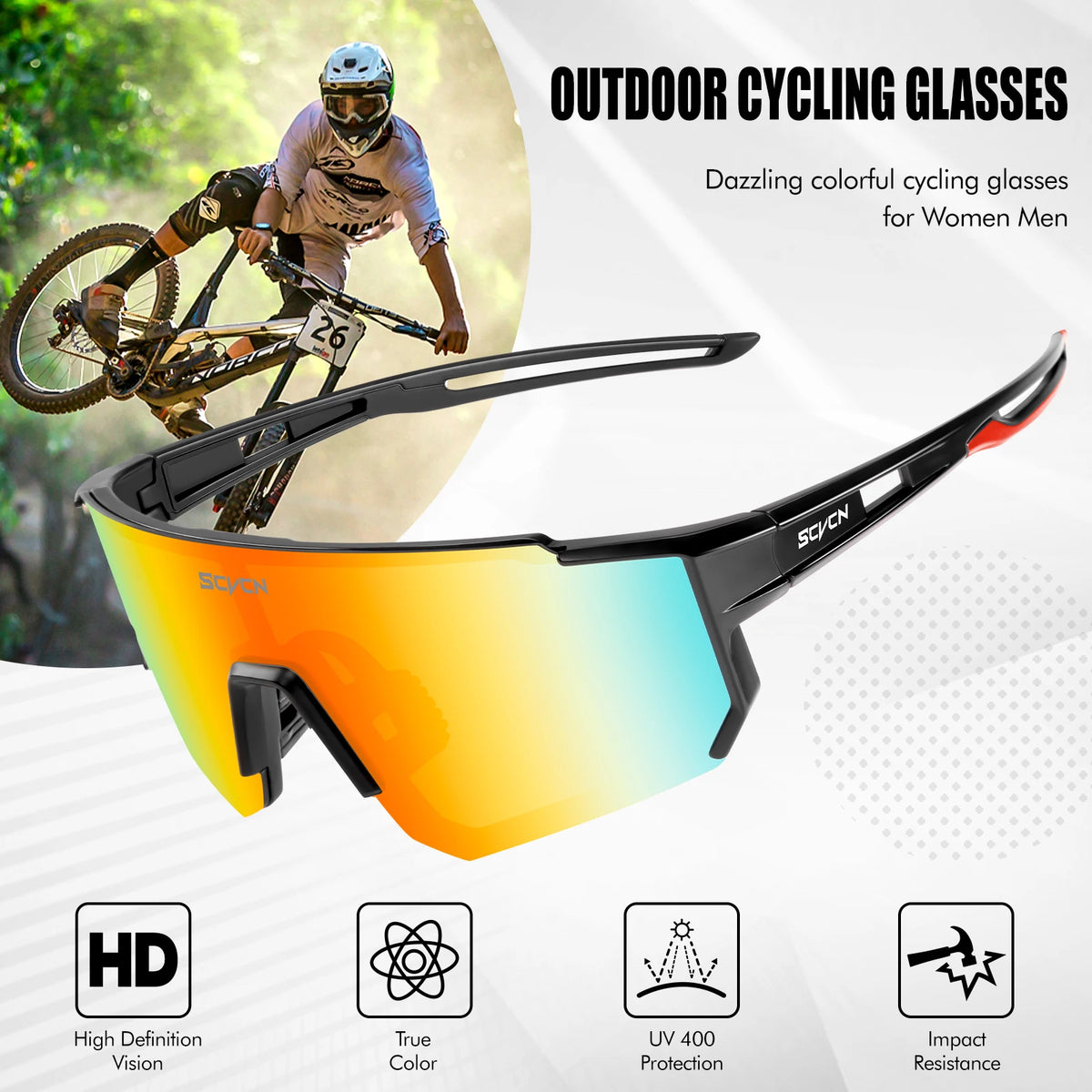 Gafas  SCVCN UV400 VERTIKALRUN | MTB y Carretera