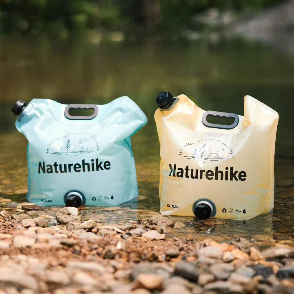 Naturehike Bolsa de Agua Portátil 10L con Grifo | Camping y Senderismo