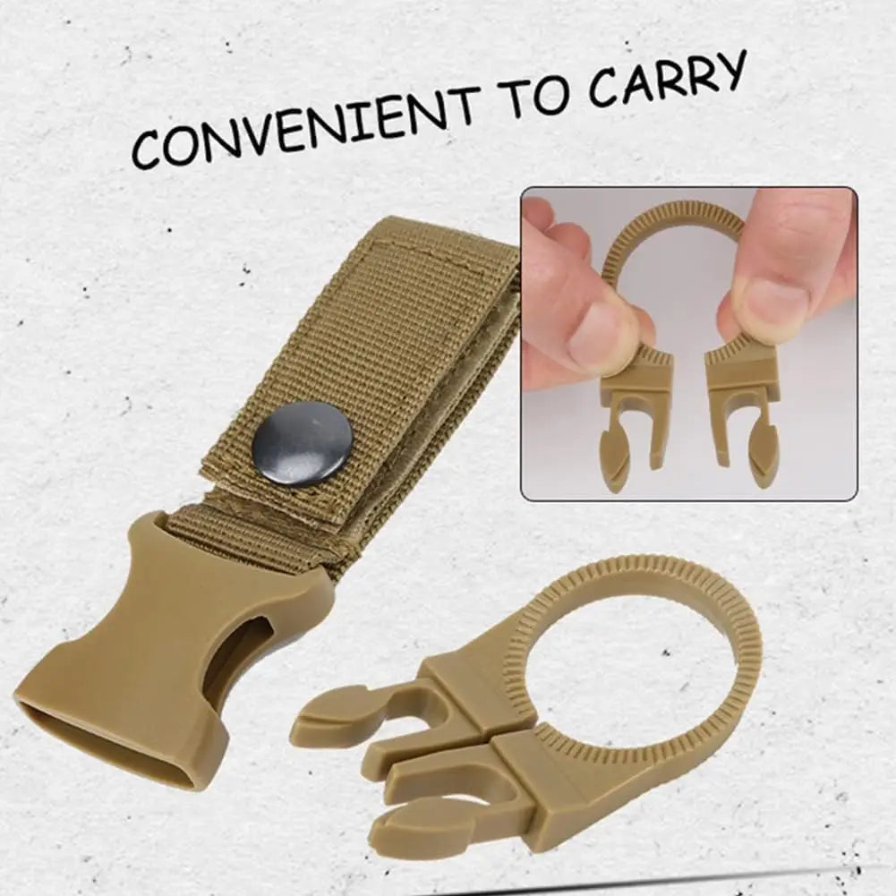 Clip Mosquetón Portabotella para Mochila | Trail Running y Senderismo