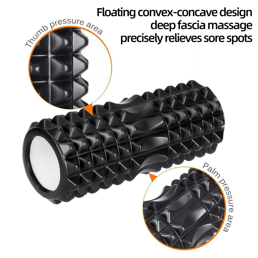 Rodillo de Foam para Masaje Muscular | 30 y 45 cm