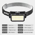 Linterna Frontal Recargable LED – 32 LEDs, 5 Modos, Senderismo y Trail
