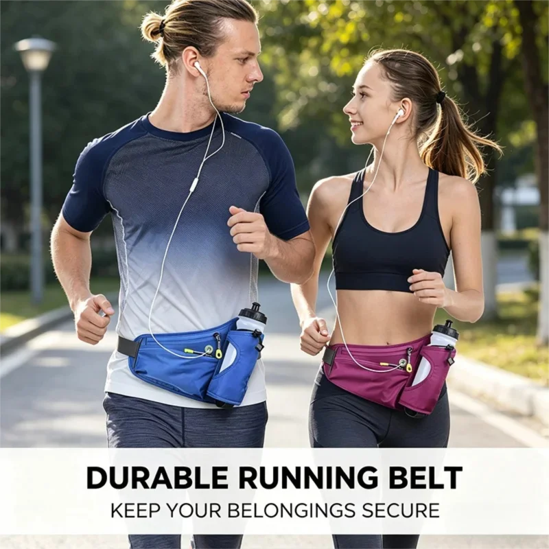 Riñonera de Running con Portabotella | Impermeable y Sin Rebote | VERTIKAL RUN