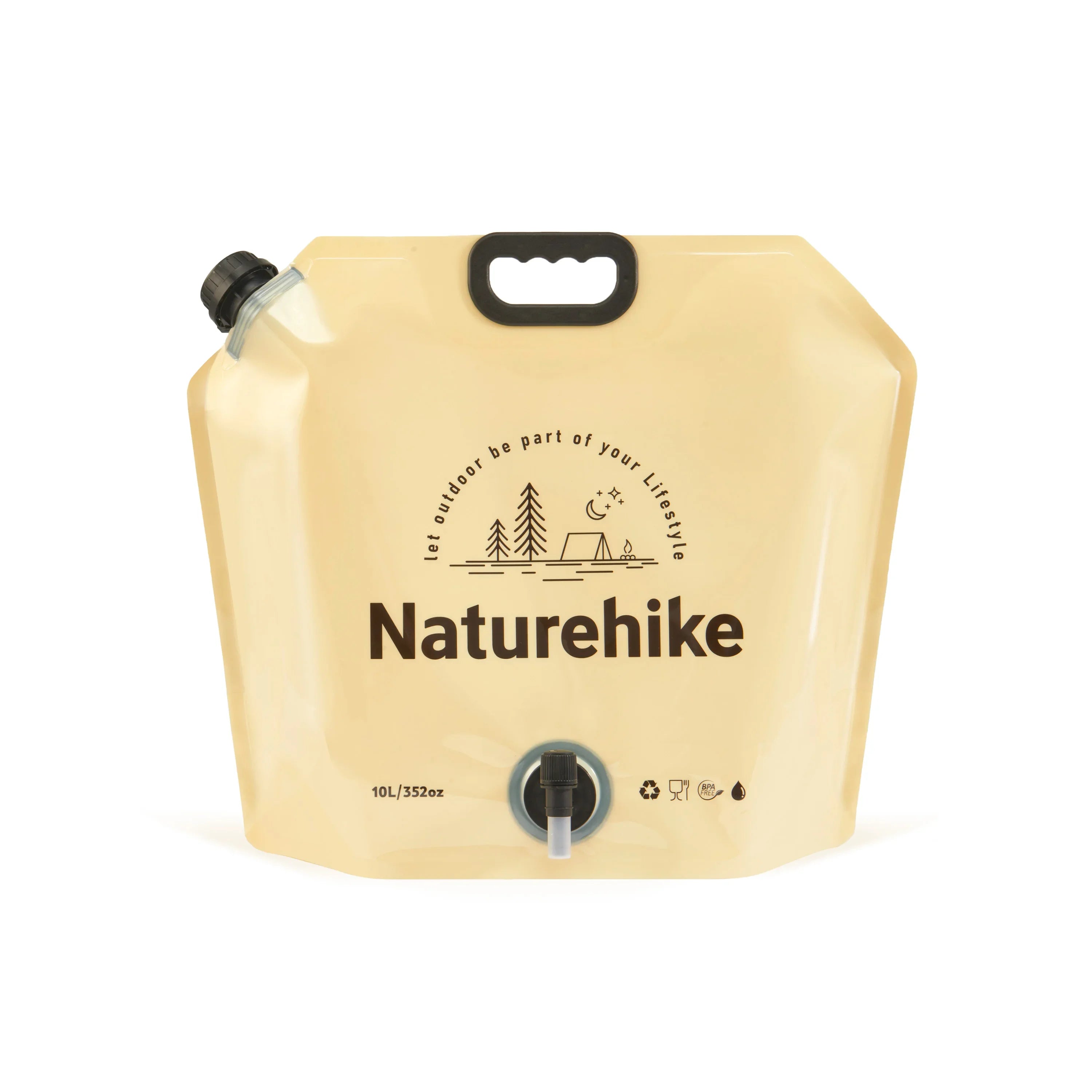 Naturehike Bolsa de Agua Portátil 10L con Grifo | Camping y Senderismo
