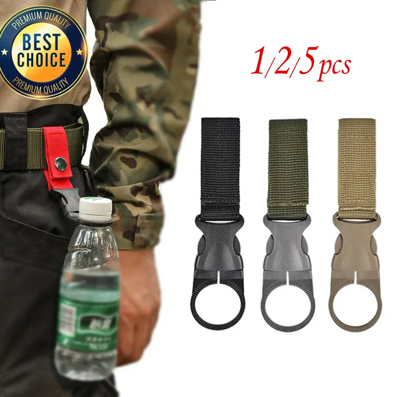 Clip Mosquetón Portabotella para Mochila | Trail Running y Senderismo