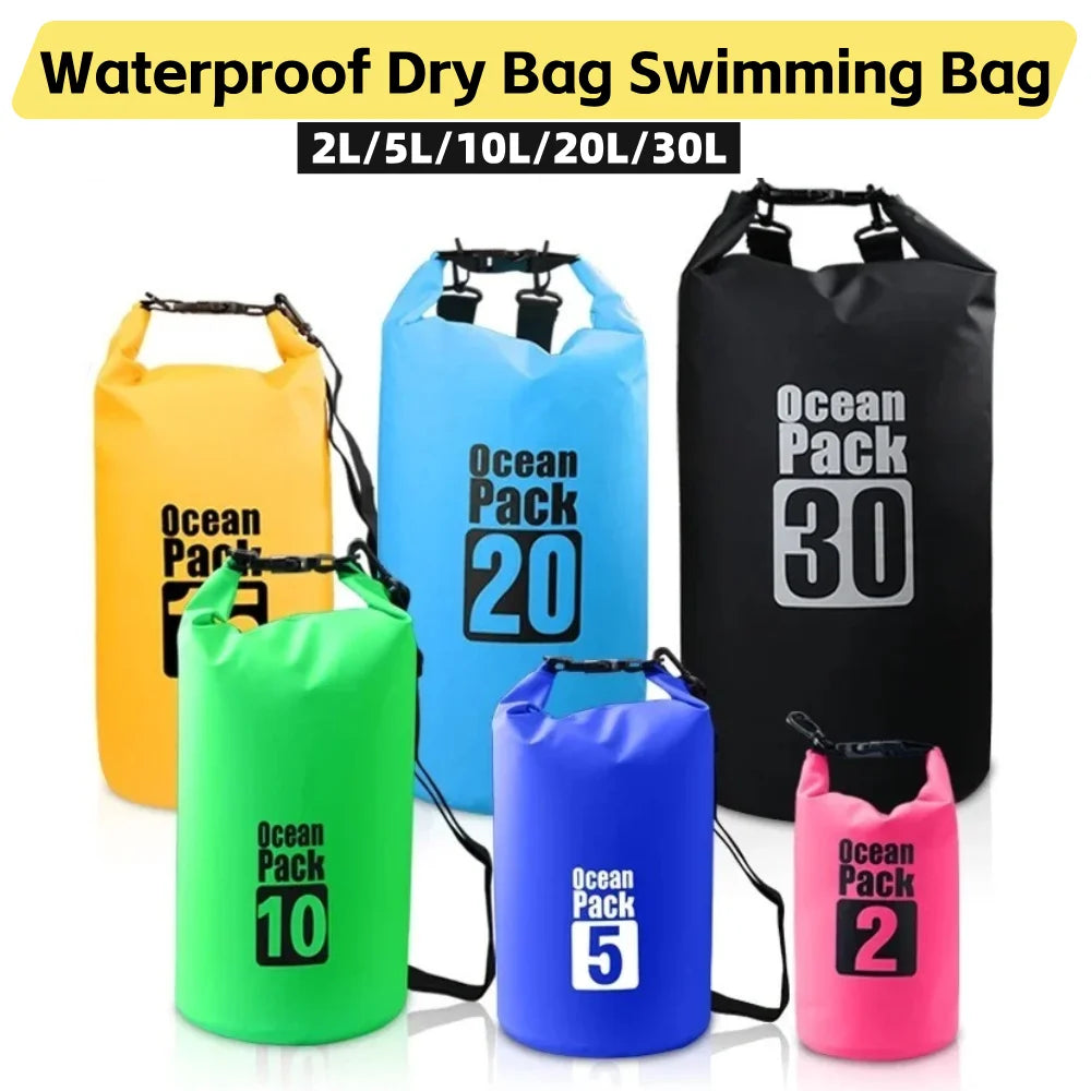 Bolsas Impermeables de PVC 2L-30L | Kayak, Rafting y Natación | VERTIKAL RUN