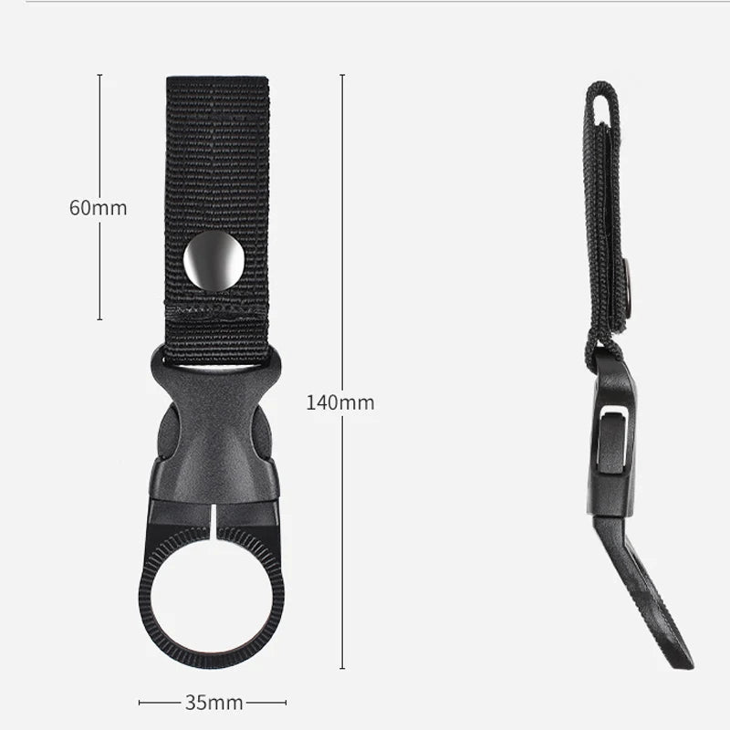 Clip Mosquetón Portabotella para Mochila | Trail Running y Senderismo