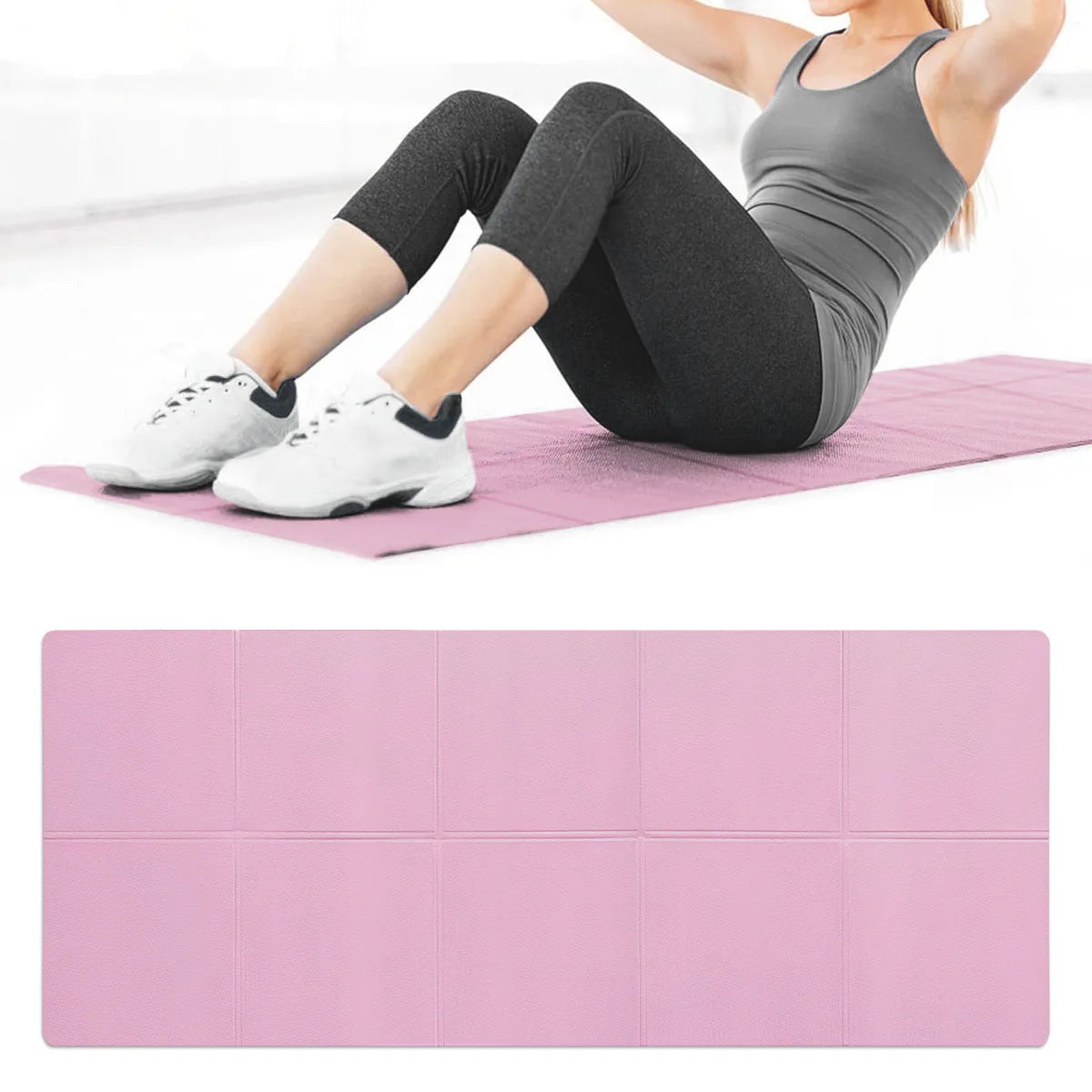 Esterilla de Yoga Antideslizante EVA 4mm – Pilates, Gimnasio y Fitness