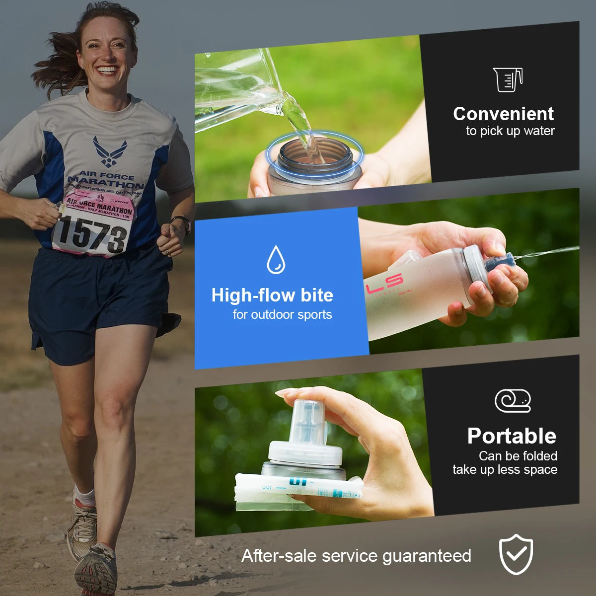 Botella Blanda Deportiva TPU – VERTIKAL RUN