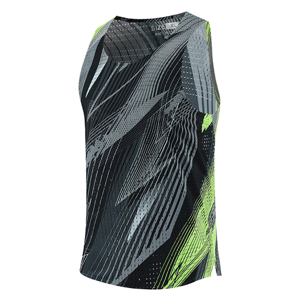 Camiseta Tirantes Running Hombre Ultraligera | Atletismo Gym Maratón Trail