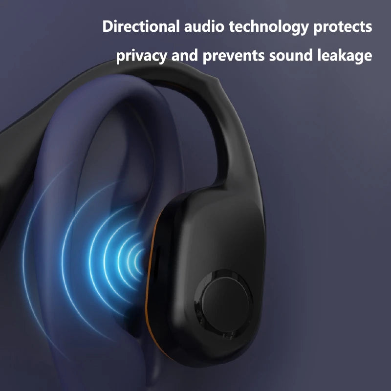 Lenovo Open-Ear Bone Conduction Bluetooth Headphones with Extra-Long Battery Life Perfect for Running, Cycling Swimming  Sports