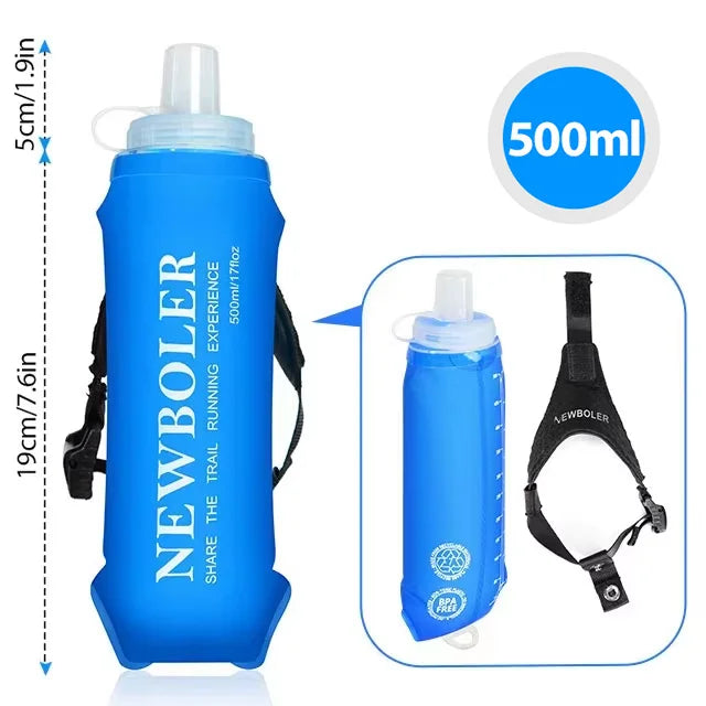 Botella Blanda TPU 500ml | Ultraligera y Plegable | Running y Trail | VERTIKAL RUN