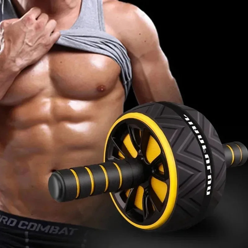 Rodillo Abdominal de Doble Rueda Silencioso — Entrenamiento de Core en Casa