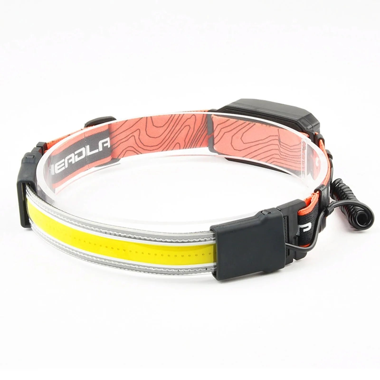 Linterna Frontal LED Recargable con Luz Trasera — Para Casco y Outdoor