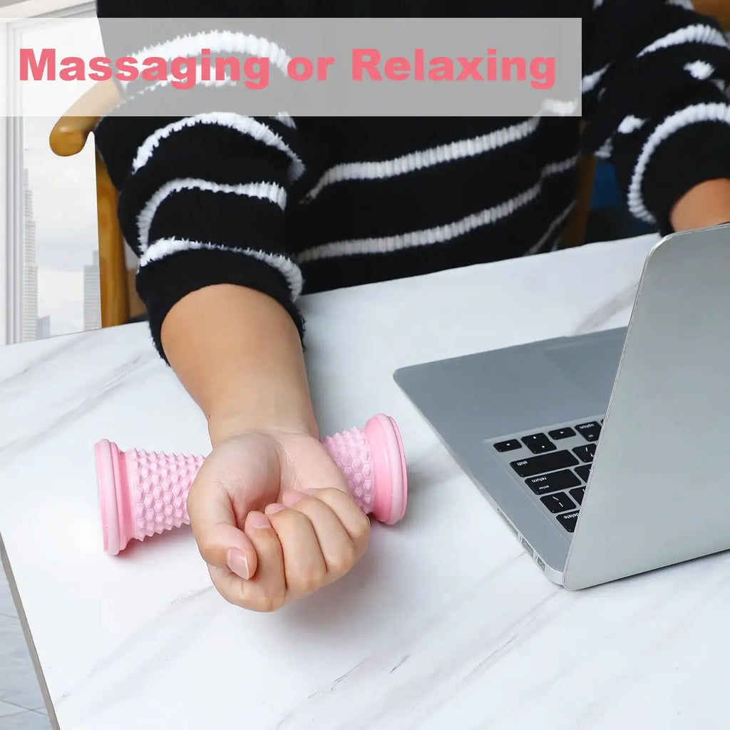 Rodillo Masajeador de Pies y Yoga | Relajación Muscular y Fascia Plantar