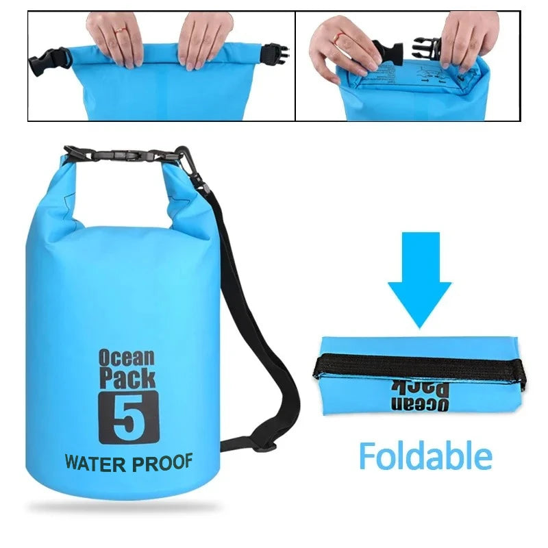 Bolsas Impermeables de PVC 2L-30L | Kayak, Rafting y Natación | VERTIKAL RUN