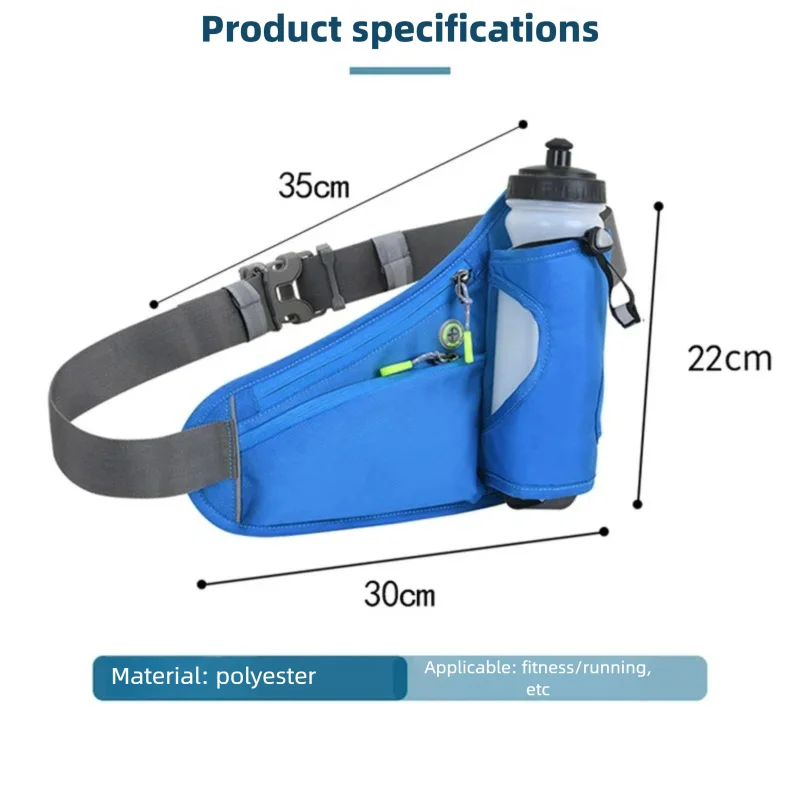 Riñonera de Running con Portabotella | Impermeable y Sin Rebote | VERTIKAL RUN