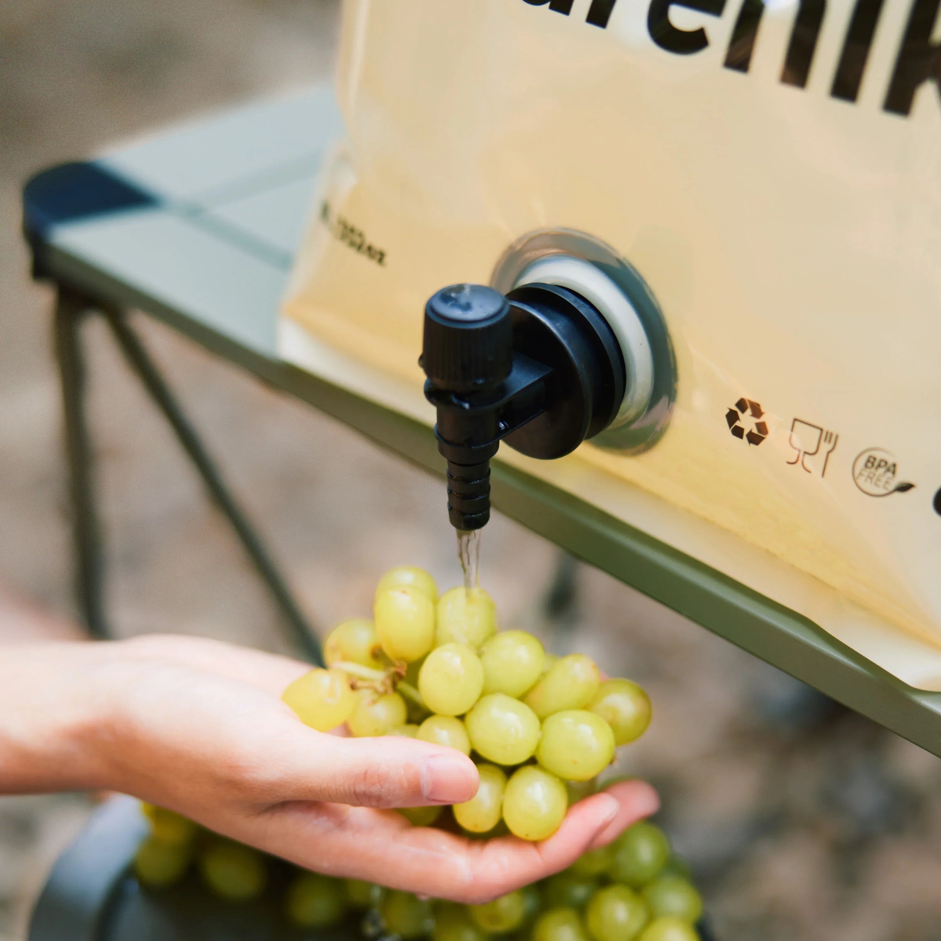 Naturehike Bolsa de Agua Portátil 10L con Grifo | Camping y Senderismo