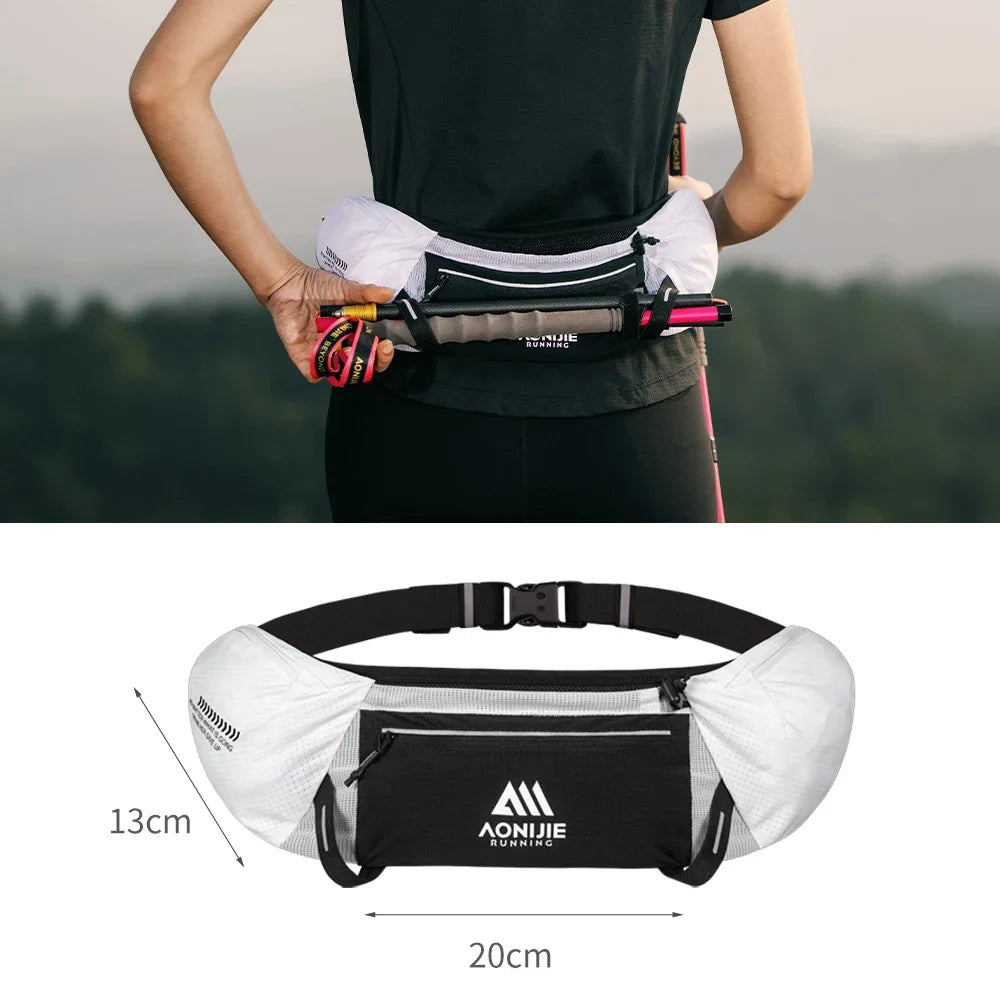 AONIJIE W8138 – Riñonera Hidratación Running Unisex con Botella 500ml | Trail y Maratón