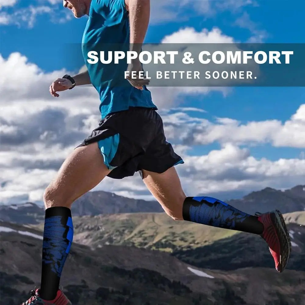Calcetines Deportivos de Compresión para Pantorrilla – VERTIKAL RUN
