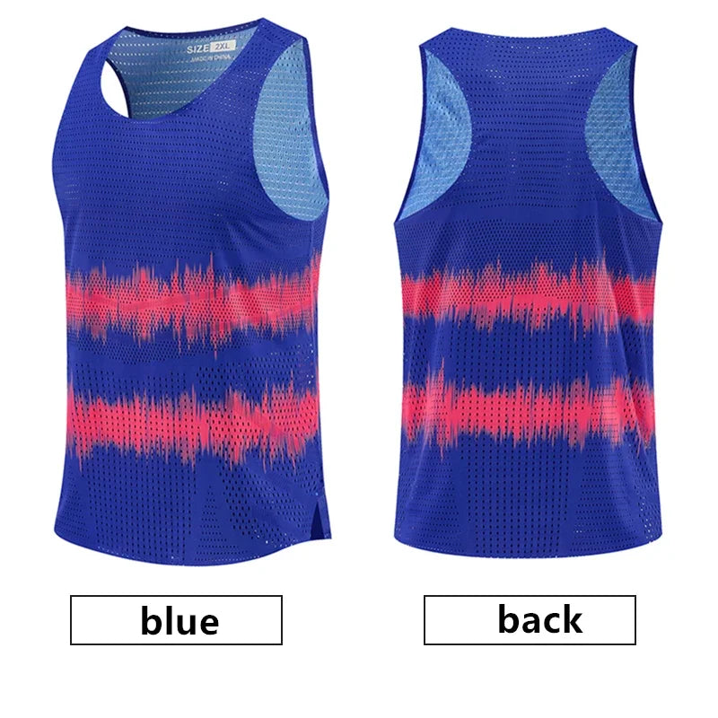 Camiseta Running Hombre Manga Corta | Estampado 3D Transpirable Gym Maratón