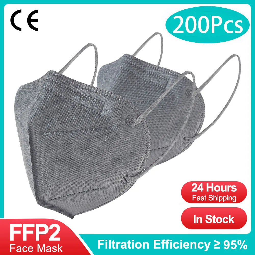Mascarillas KN95 FFP2 Homologadas CE | 5 Capas | Pack 10 a 200 uds | VERTIKAL RUN