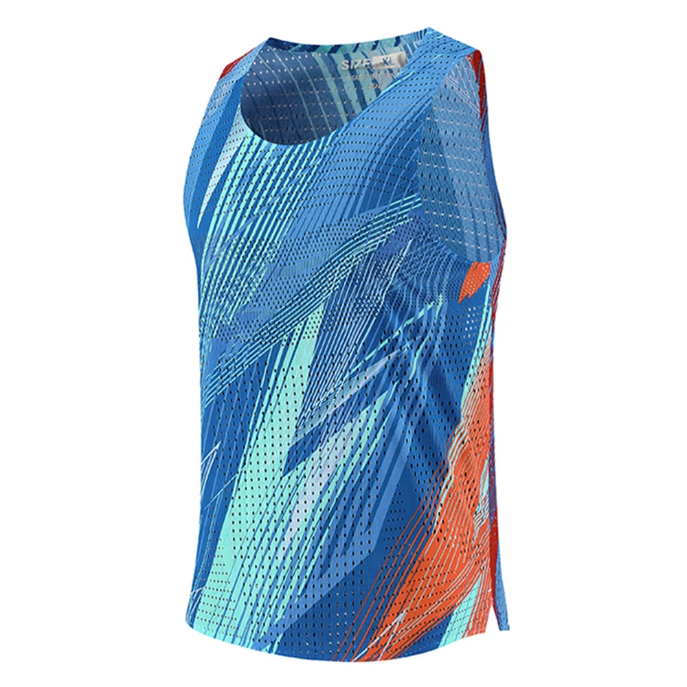 Camiseta Tirantes Running Hombre Ultraligera | Atletismo Gym Maratón Trail