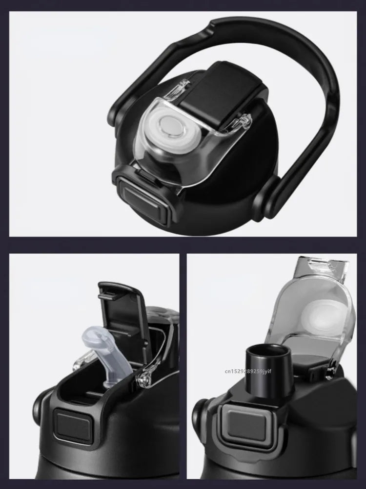 Termo Acero Inoxidable con Pajita | Frío 24h / Calor 8h | 800-1500ml | VERTIKAL RUN