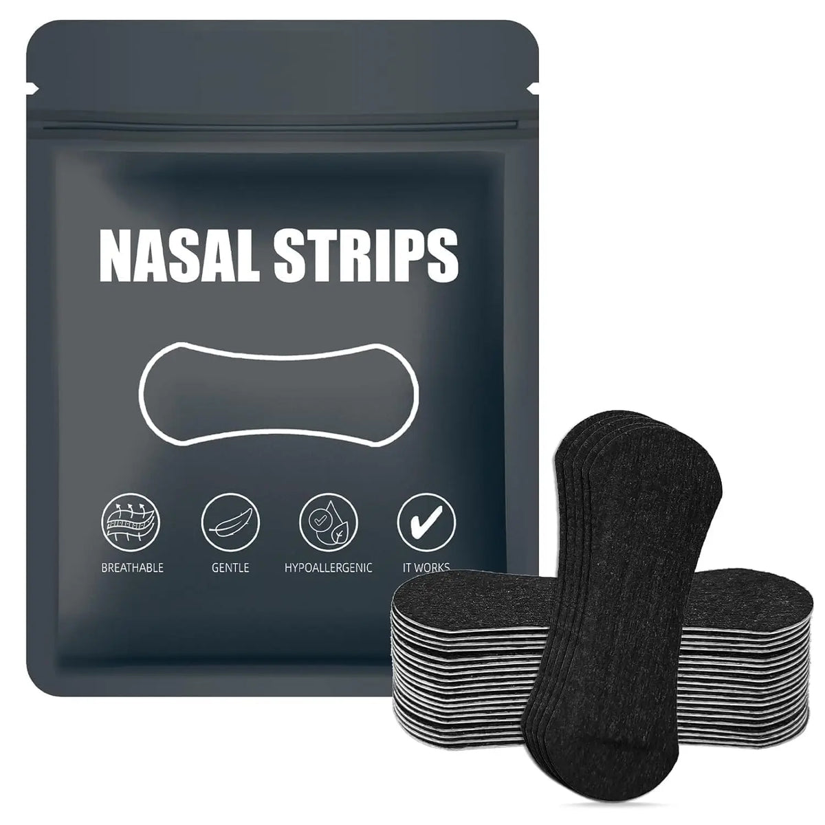 Tiras Nasales Antironquidos VERTIKAL RUN – Respiración Nasal y Sueño Profundo | Pack 30, 90 y 150 uds.