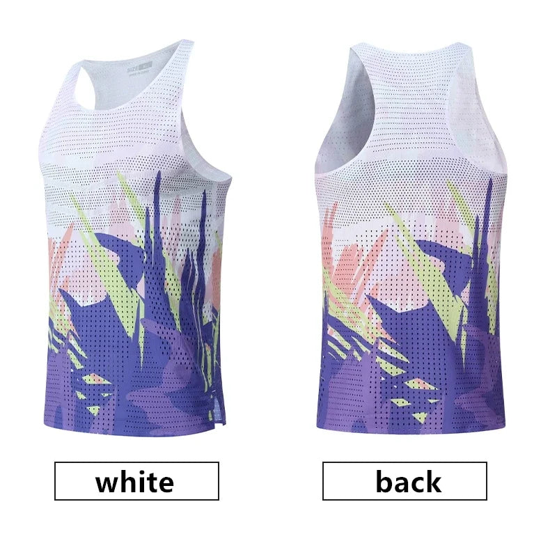 Camiseta Running Hombre Manga Corta | Estampado 3D Transpirable Gym Maratón