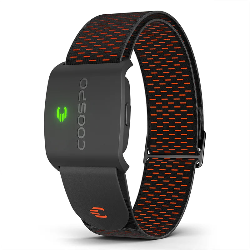 Monitor de Frecuencia Cardíaca COOSPO HW9 | Brazalete Óptico BLE 5.0 & ANT+ | Running & Ciclismo