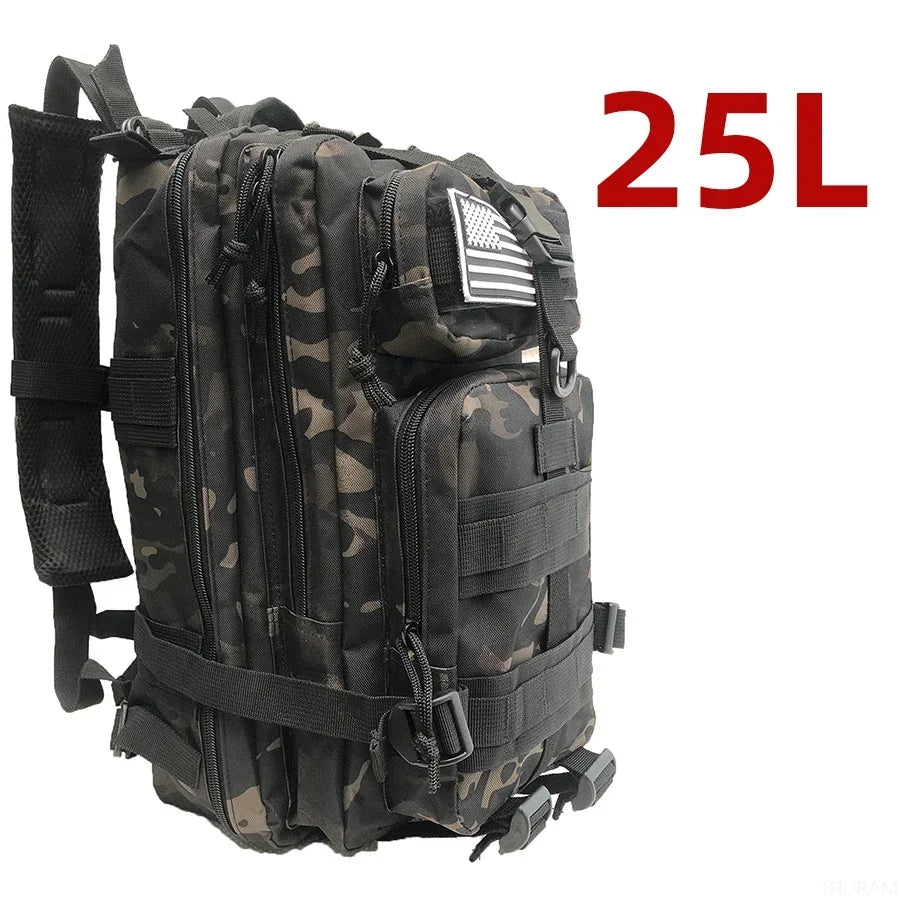 Mochila Impermeable Nailon 1000D 25L/50L – VERTIKAL RUN