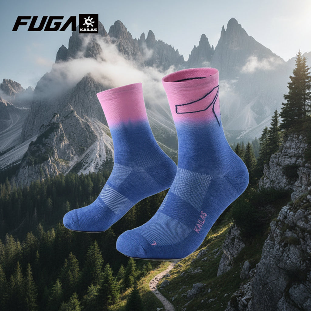 Calcetines Unisex de Trail Running de Corte Medio Kailas – VERTIKAL RUN